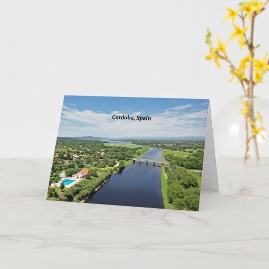 Cordoba, Spanien Karte (Gelbe Blume)