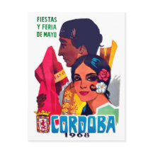 Córdoba, Spanien, Paar auf Fest, Vintage Reise