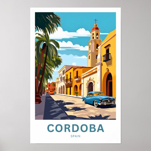 Cordoba Spanien Reisen Print Poster (Vorne)