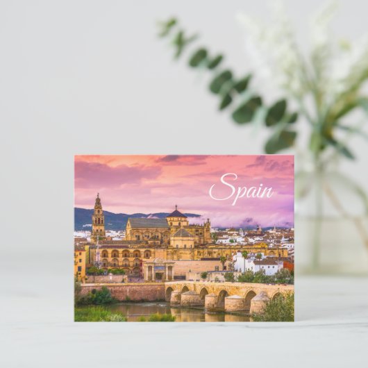 Cordoba, Spanien Schöner Sonnenuntergang Postkarte (Stehend Vorderseite)
