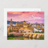 Cordoba, Spanien Schöner Sonnenuntergang Postkarte (Vorne/Hinten)