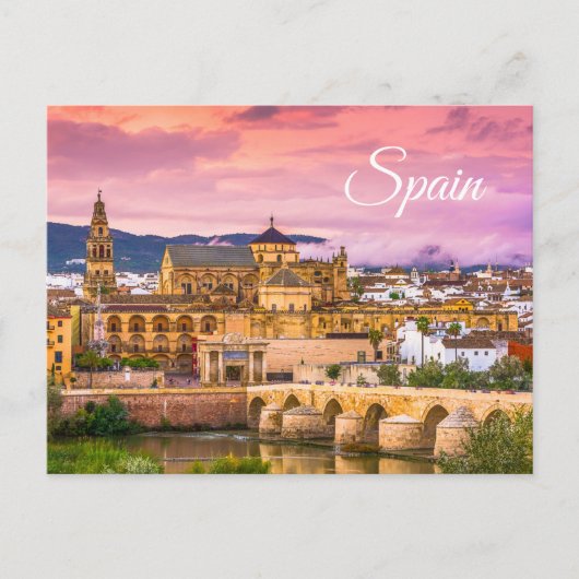 Cordoba, Spanien Schöner Sonnenuntergang Postkarte (Vorderseite)