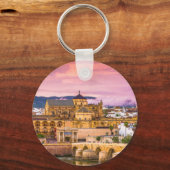 Cordoba, Spanien Schöner Sonnenuntergang Schlüsselanhänger (Vorderseite)