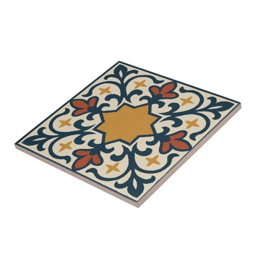 Cordoba Star – Classic Moorish Tile Design Fliese (Seite)