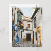 Cordoba Street - Spanien Postkarte (Vorne/Hinten)