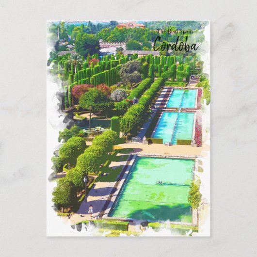 Cordoba Trees - Spanien Postcard Postkarte (Vorderseite)