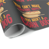 Cordog Stick Fast Food Lover Mais Hot Dog Geschenkpapier (Rolleneckpunkt)