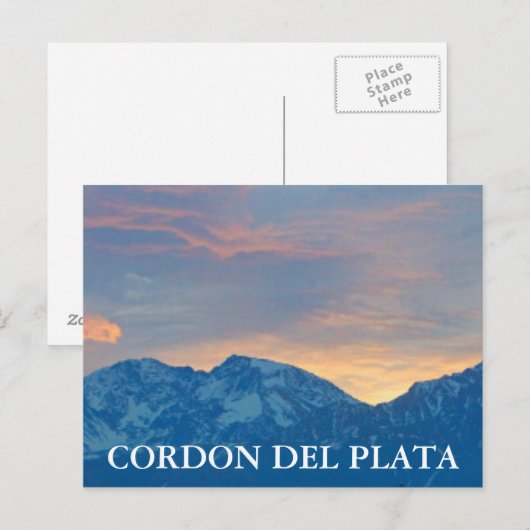 Cordon Del Plata Postkarte (Vorne/Hinten)