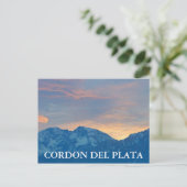Cordon Del Plata Postkarte (Stehend Vorderseite)