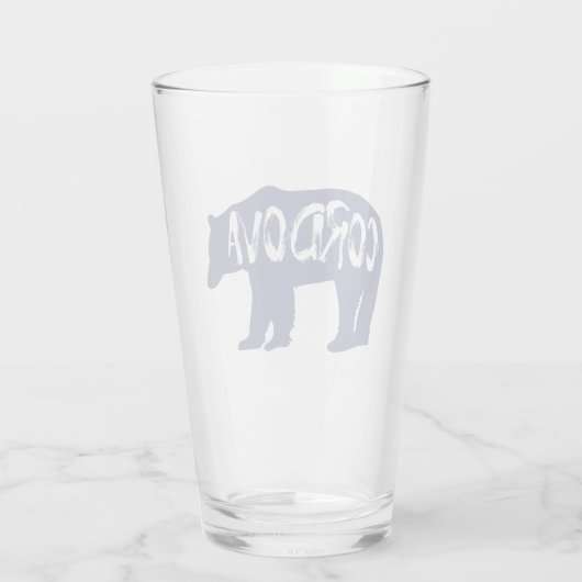 Cordova Alaska Bear Glas (Rückseite)