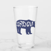 Cordova Alaska Bear Glas (Vorderseite)