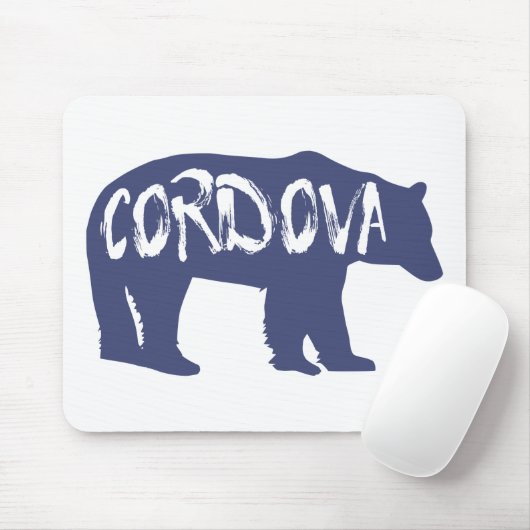Cordova Alaska Bear Mousepad (Mit Mouse)