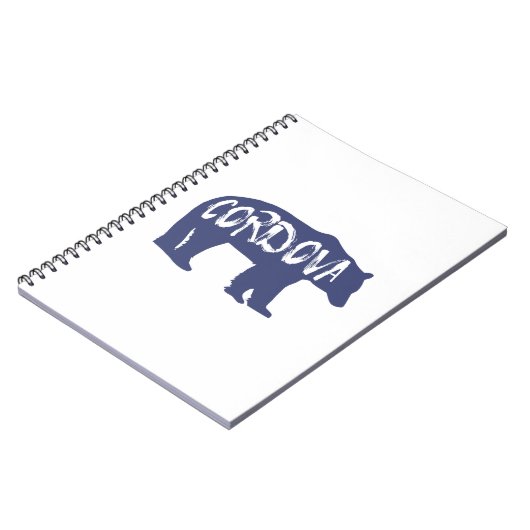 Cordova Alaska Bear Notizblock (Linke Seite)