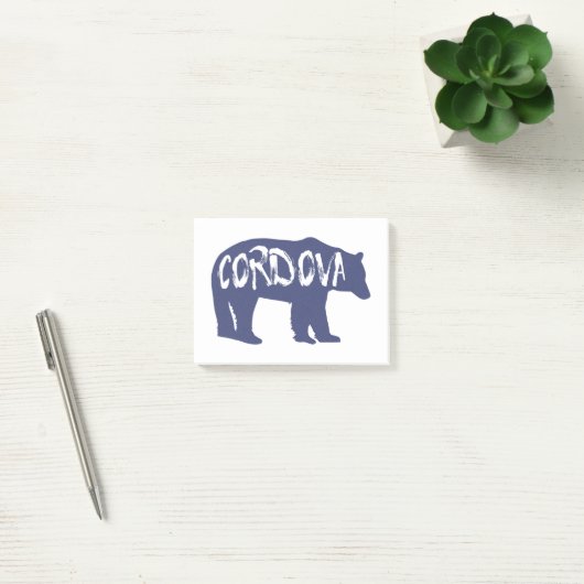 Cordova Alaska Bear Post-it Klebezettel (Büro)