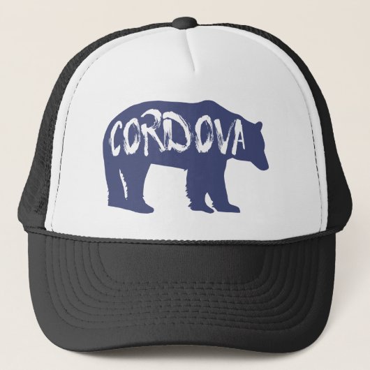 Cordova Alaska Bear Truckerkappe (Vorderseite)