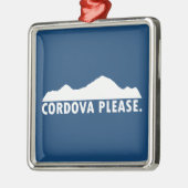 Cordova Alaska Bitte Ornament Aus Metall (Links)
