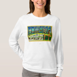 Cordova, Alaska - große Buchstabe-Szenen T-Shirt