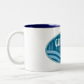 Cordova Alaska Outdoors Zweifarbige Tasse (Links)