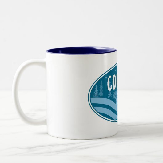 Cordova Alaska Outdoors Zweifarbige Tasse (Links)