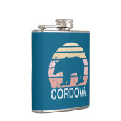 Cordova Alaska Retro Bär Flachmann (Rechts)