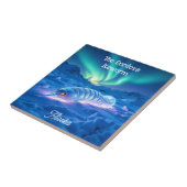 Cordova-Eiswurm Alaska Kryptid Fliese (Seite)