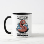Cordova-Eiswurm Alaska-Kryptid Tasse (Links)