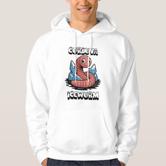 Cordova Iceworm Alaska Cryptid Hoodie (Vorderseite)