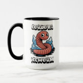 Cordova Iceworm Alaska Cryptid Tasse (Links)