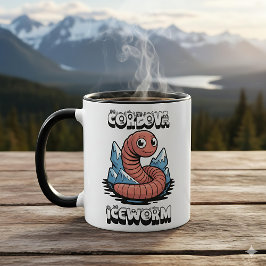 Cordova Iceworm Alaska Cryptid Tasse