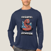 Cordova Iceworm Alaska Cryptid Tri-Blend Shirt (Vorderseite)