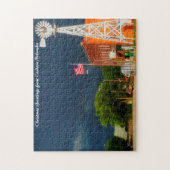 Cordova Nebraska.Christmas Gruß Jigsaw Puzzle (Vertikal)