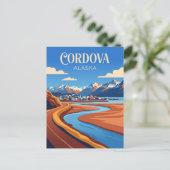 Cordova USA Postkarte (Stehend Vorderseite)
