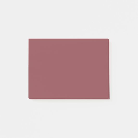 Cordovan Solid Color Post-it Klebezettel (Vorderseite)