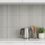 Corduroy Concrete Striated Greige ID1286 Fliese<br><div class="desc">This ceramic tile design showcases a sophisticated striated texture with fine linear markings reminiscent of hand-finished plaster, brushed concrete, or weathered stone. The elegant neutral, medium greige color enhances the tile’s contemporary appeal while remaining highly versatile for a variety of interior styles including modern, industrial, minimalist, and Japandi-inspired spaces. Perfect...</div>