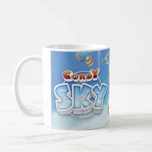 Cordy Himmel-Eigenschafts-Bild-Tasse Kaffeetasse (Links)
