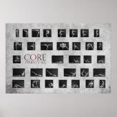 Core 26 Yoga-Poster Poster (Vorne)
