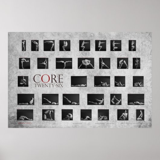 Core 26 Yoga-Poster Poster (Vorne)