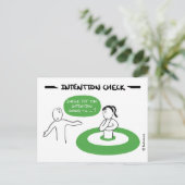 Core Protocol - Intention Check Postkarte (Stehend Vorderseite)