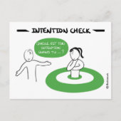 Core Protocol - Intention Check Postkarte (Vorderseite)
