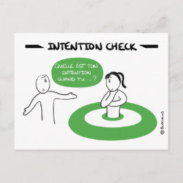 Core Protocol - Intention Check Postkarte