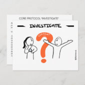 Core Protocol - Investigate Postkarte (Vorne/Hinten)