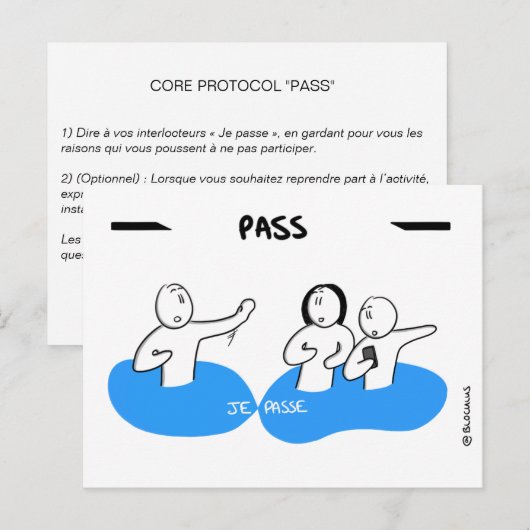 Core Protocol - Pass Postkarte (Vorne/Hinten)