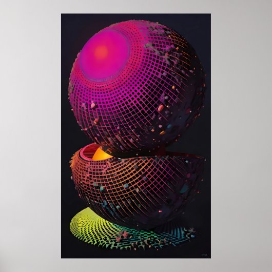 Cored - Ken Gage Surreal Art Poster (Vorne)