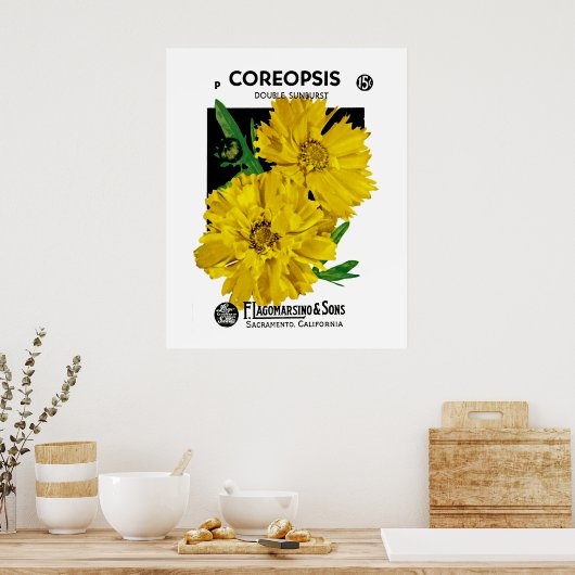 COREOPIS POSTER (Küche)