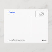 COREOPIS POSTKARTE (Rückseite)
