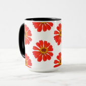 Coreoposis-Blumen Botanik Tasse (Vorderseite Links)