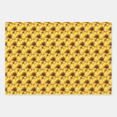 Coreopsis Field Wrapping Paper Geschenkpapier Set (Vorderseite)