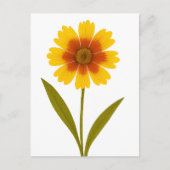 Coreopsis — Fröhlichkeit Postkarte (Vorderseite)