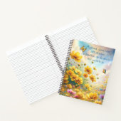 Coreopsis & Quote Notizblock (Innenseite)