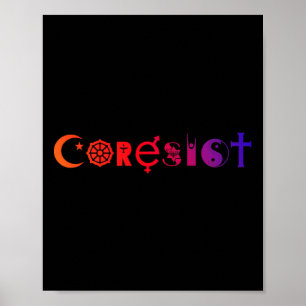Coresists Shirt Resist Hate Anti-Faschist #resists Poster